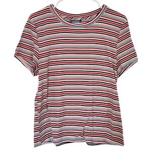 ModCloth Striped Short Sleeve Shirt XL